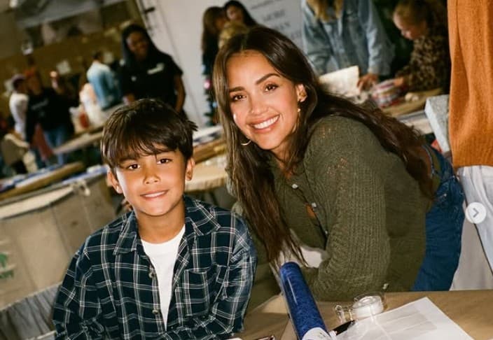 Jessica Alba Praises Son Hayes, 8, for Bravery Amid New Changes